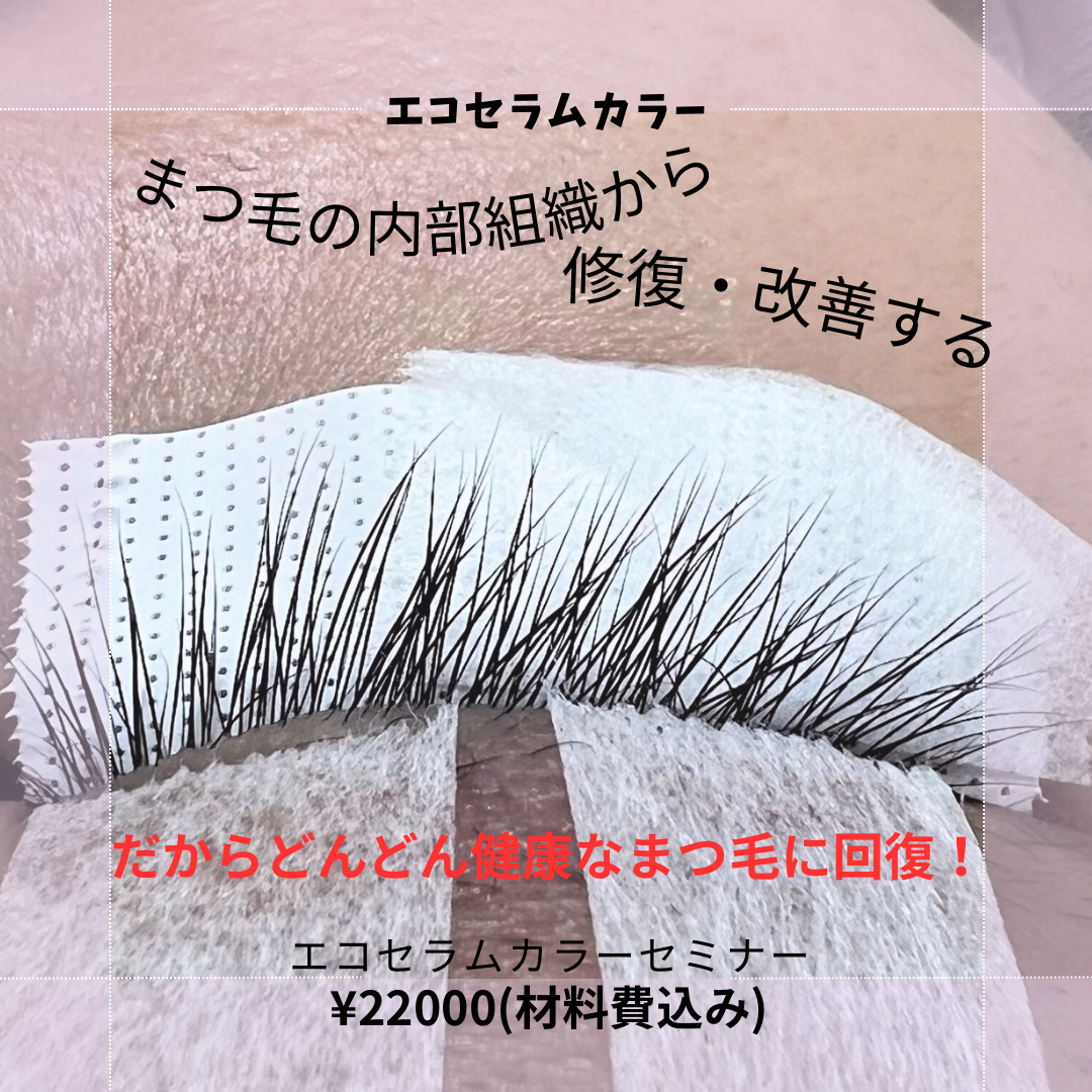 まつ毛業界初!最新パーマメニュー【ブラックセラムリフト™️】セミナー※特許申請中
