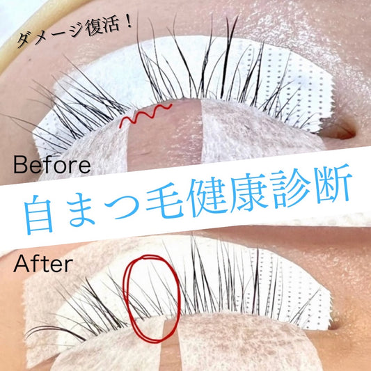 自まつ毛診断 健康まつ毛 まつ毛美容 アイリスト