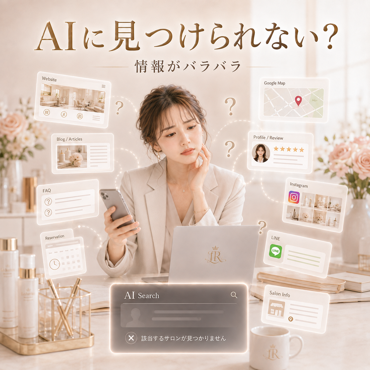 美容サロン特化 AI検索最適化実践講座 GEO・AIO・LLMOで“AIに選ばれるサロン”を作る3時間セミナー