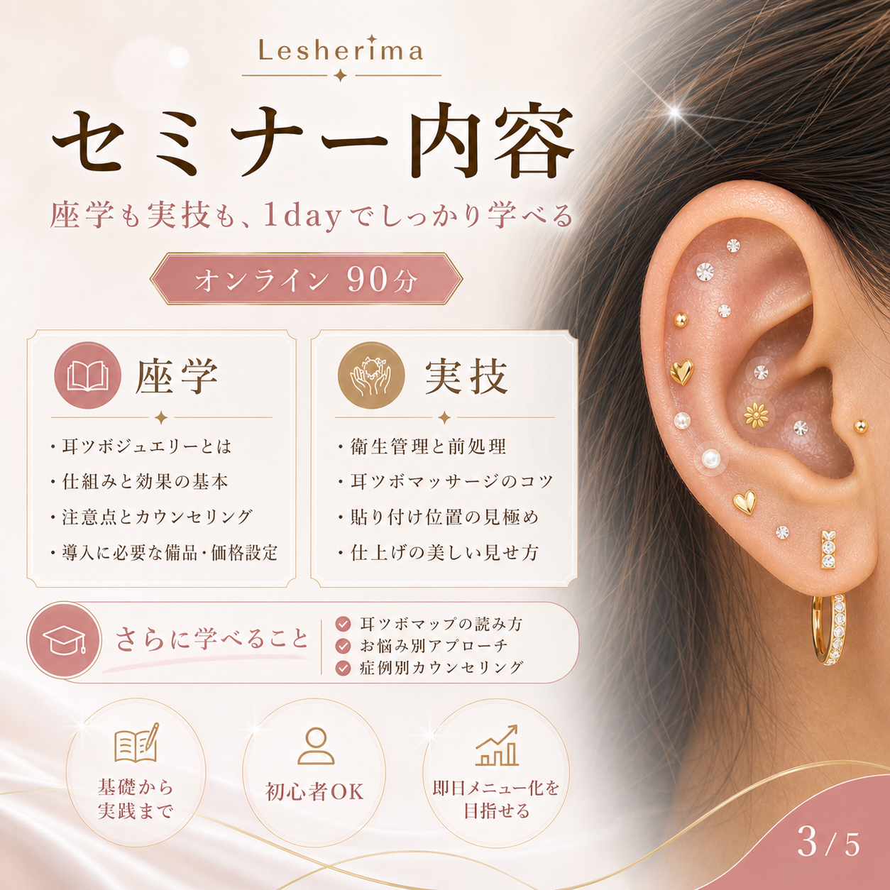 耳つぼジュエリーシール(医療用シール) – Lesherima Co.,Ltd.