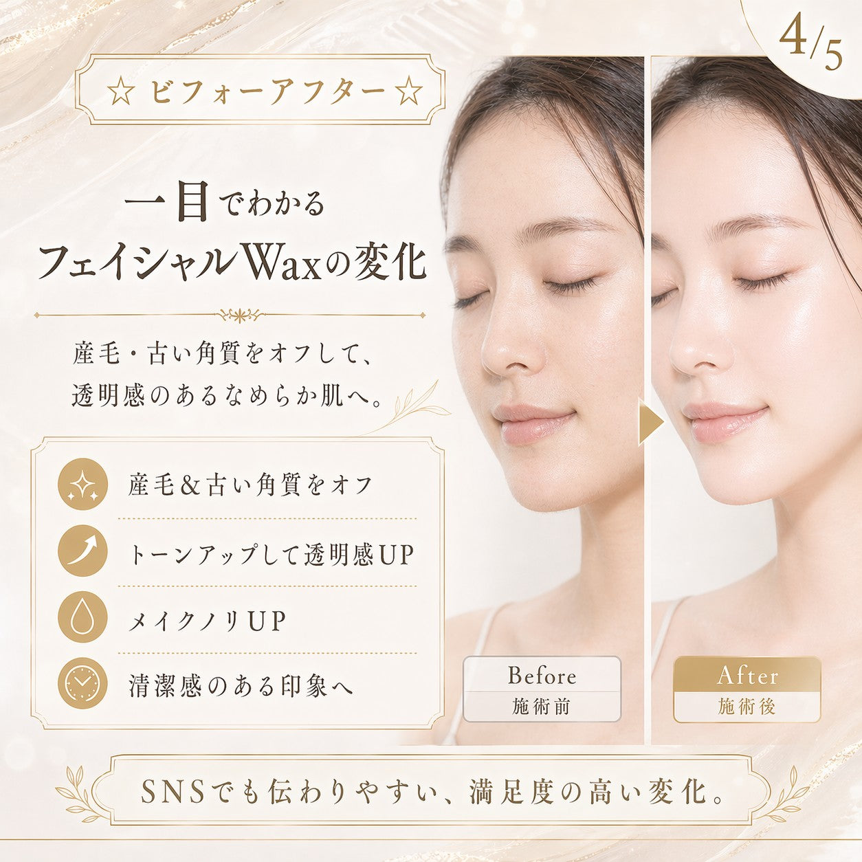 ☆業界最安値☆フェイシャルピーリングWax｜全顔ワックス脱毛 1Dayオンラインセミナー